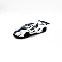 McLaren P1 white alloy car model super car temperament model doors can be double open Gift for car lovers Children's toys