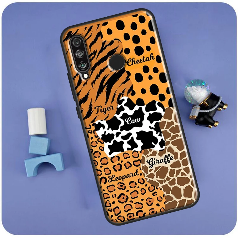 Tiger leopard print panther Case For Huawei Nova 11i 8i 3i 9 10 SE 11 Pro 5T Y60 Y61 Y70 Y90 Y91 P20 P30 P40 Lite Cover