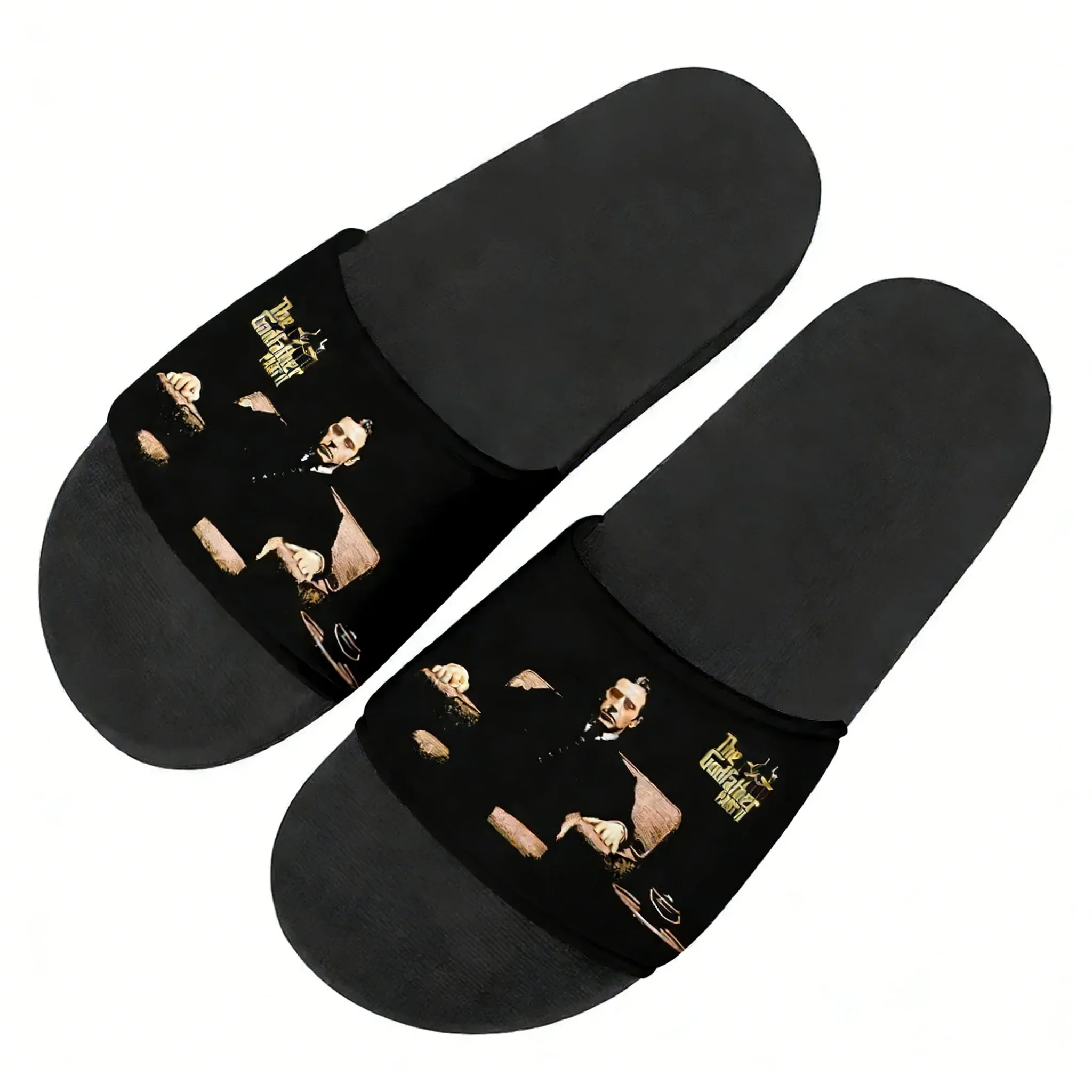 

The Godfather Part II Flip Flops Home Slippers Mens Womens Teenager Family Slippers Bathroom Pool Casual Sandals Custom Shoescus