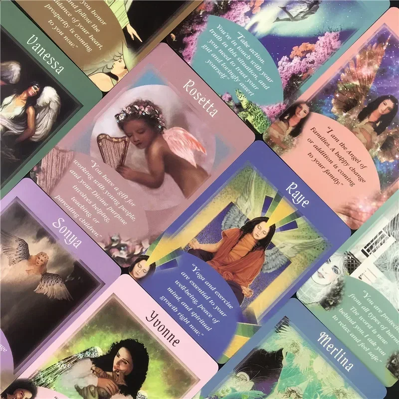 Tarot Cards Messages From Your Angels What Your Angels Oracle Cards Board Deck Games For Party Playing Card Game