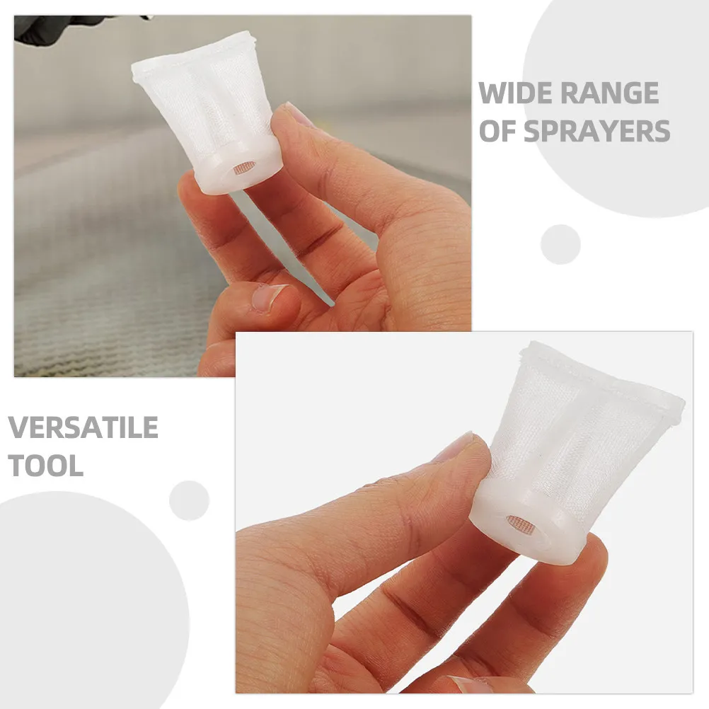 10Pcs 120 Mesh Paint Sprayer Mesh Filter Replacement for Airless Sprayer Versatile Size Fit Multiple Models Easy Install