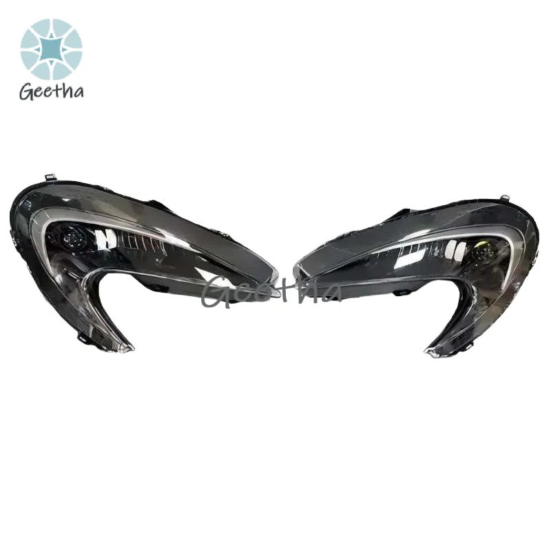 For McLaren MP4-12C Front Car Headlight 650 540 DRL in White Amber 24V/12V Glass Lamps with 6000K Color Temperature for Low