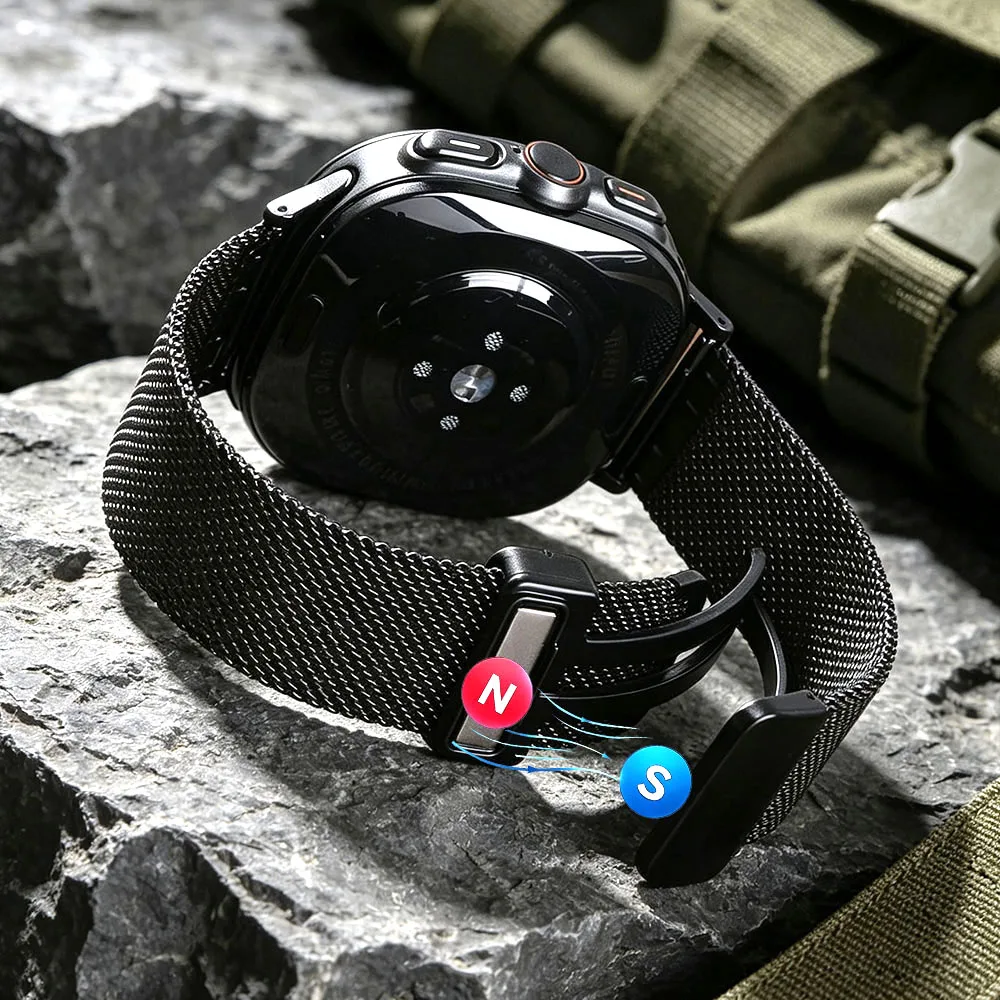 Milanese Magnetisches Edelstahlarmband für Samsung Galaxy Watch 8 9 Classic Ultra Armband Galaxy 8 9 44mm 46mm 47mm