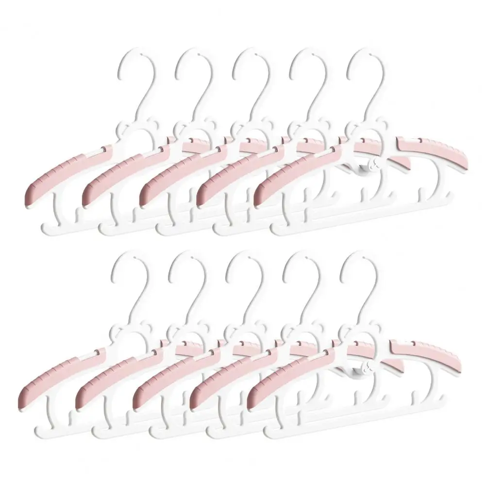 Slim Hangers for Baby Closet Space-saving Newborn Hanger Thin Non-slip Children Clothes Hangers Space-saving Pant for Newborns