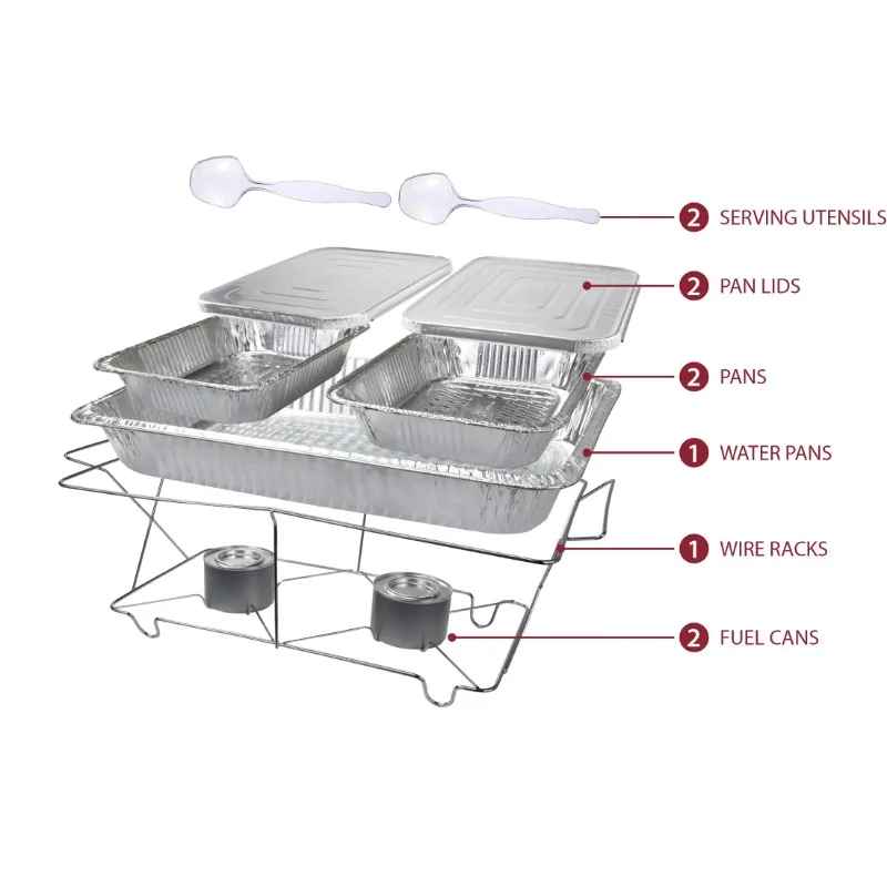 

10 Piece Buffet Set Including Fuel Party Supply Set