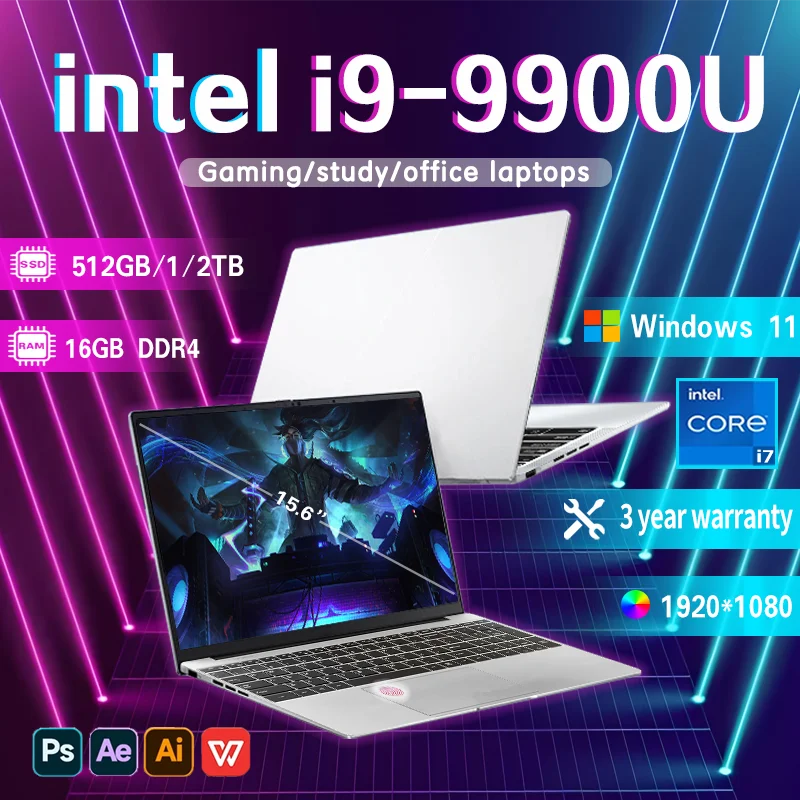 �y�Z�[�����z15.6�C���` Windows 11 Pro���ڃm�[�g�p�\�R�� Intel Core i9-9900U 16GB RAM 1TB SSD Office �Q�[�~���O/�w�K�p�m�[�g�p�\�R��