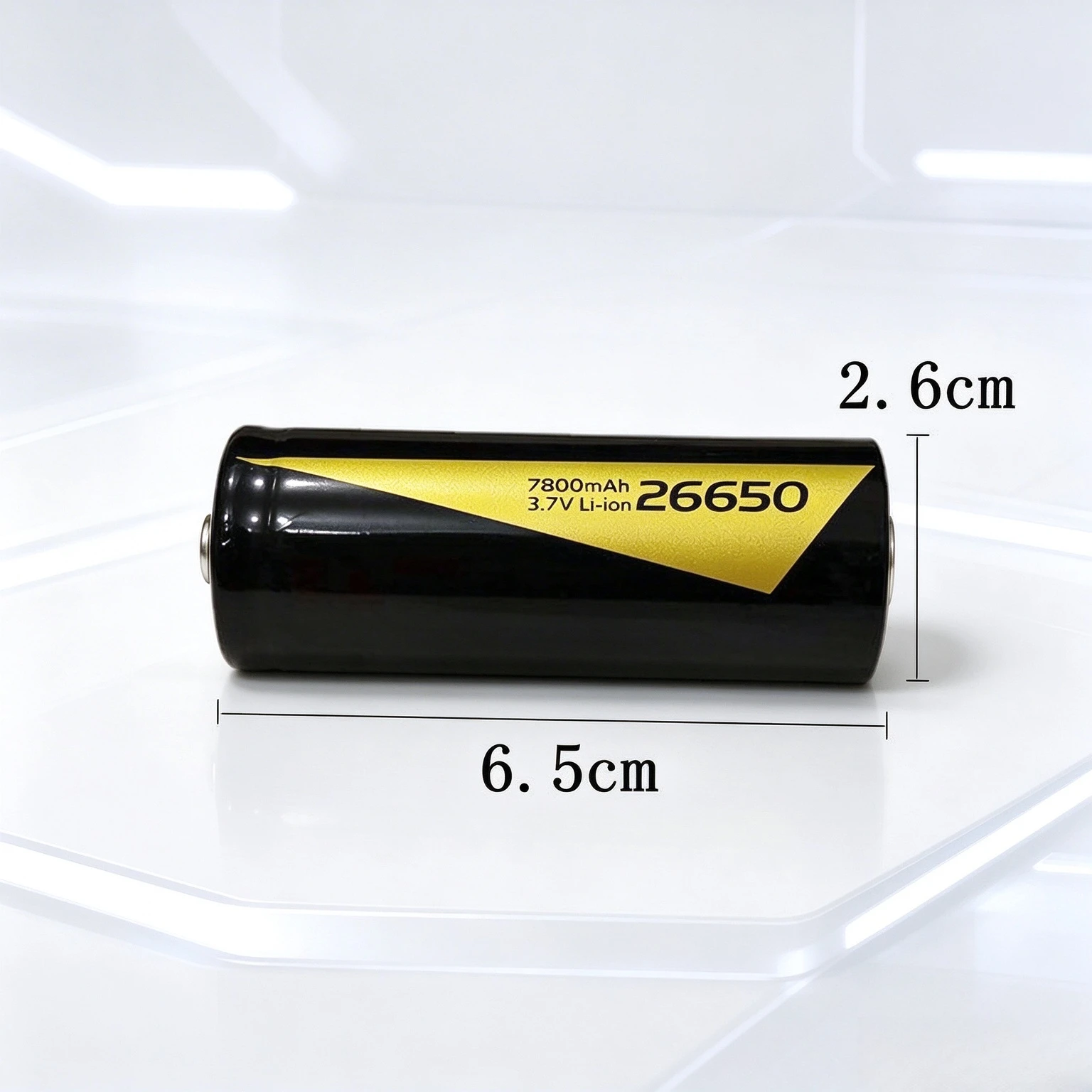 For Flashlight 26650 Li-ion Battery 3.7V 7800mAh High Capacity Replacement