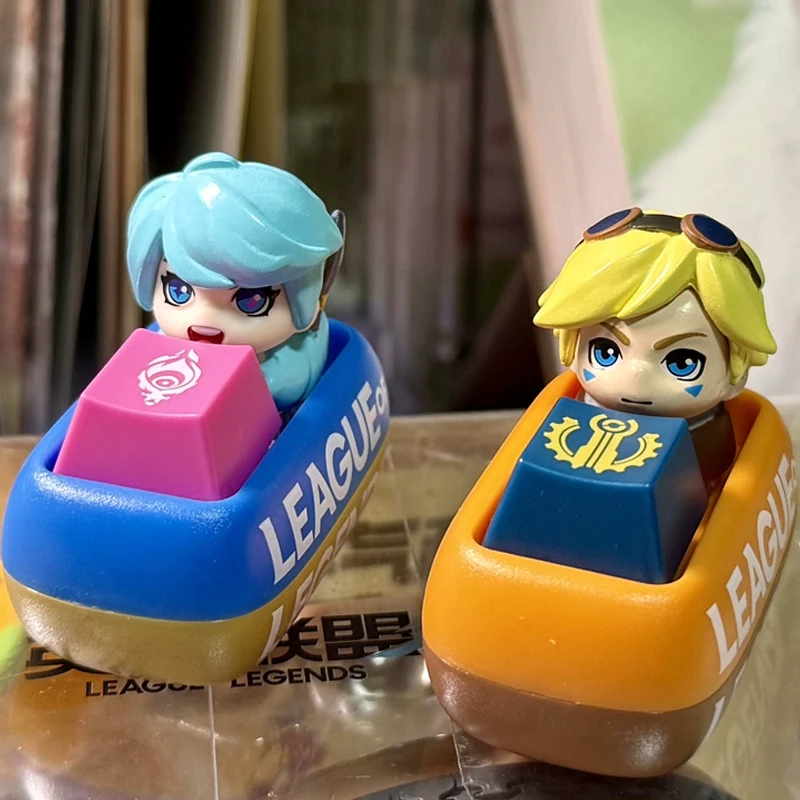 En stock – Boîte mystère authentique Soap Studio League Of Legends avec pendentif clavier : Yasuo, Jhin, Ezreal, Gwen, Seraphine, Ahri, Ekko, Jinx
