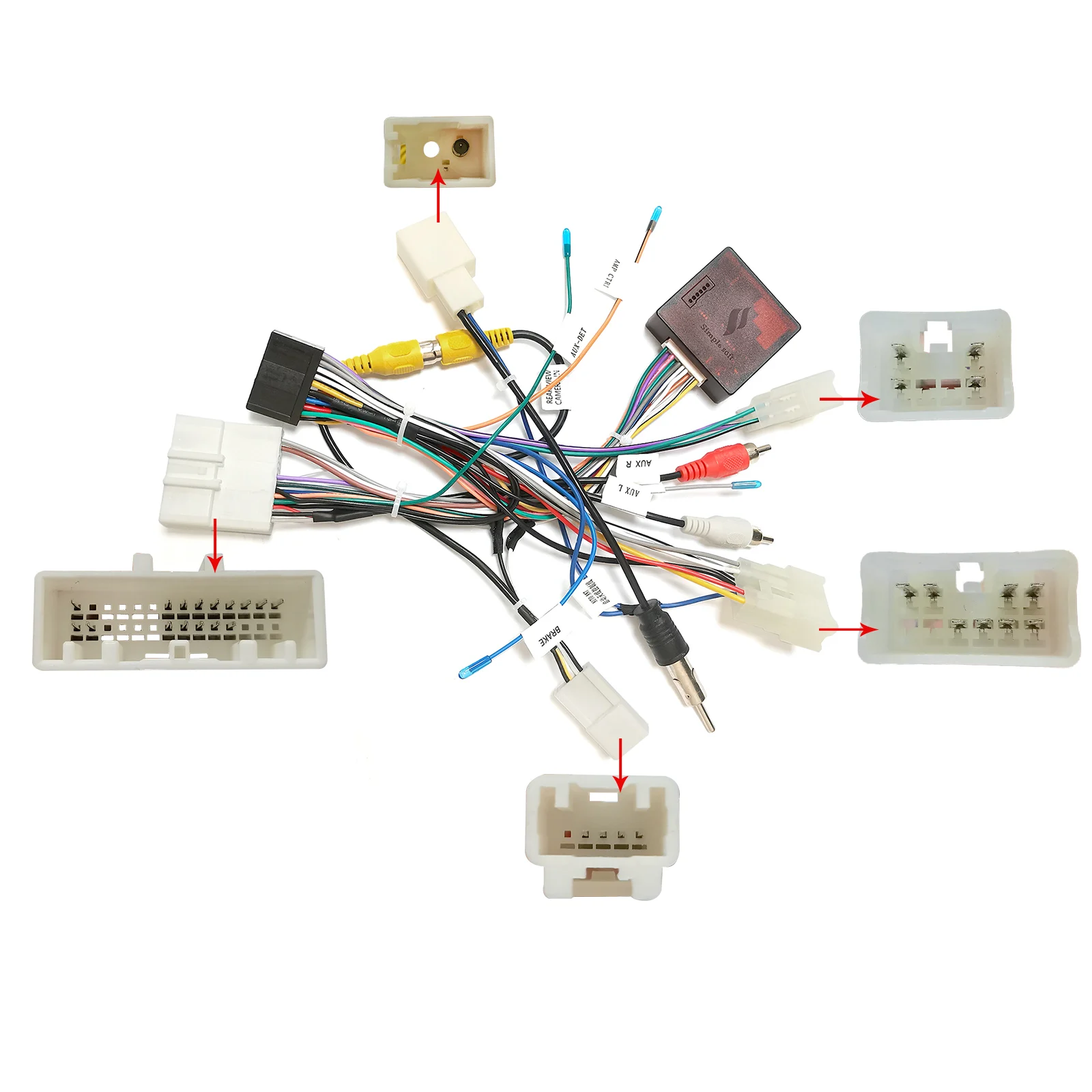 JOYING Canbus Harness Wiring Steering Wheel For Subaru Cars Support Factory Harman Kardon AMP and OEM Backup Camera