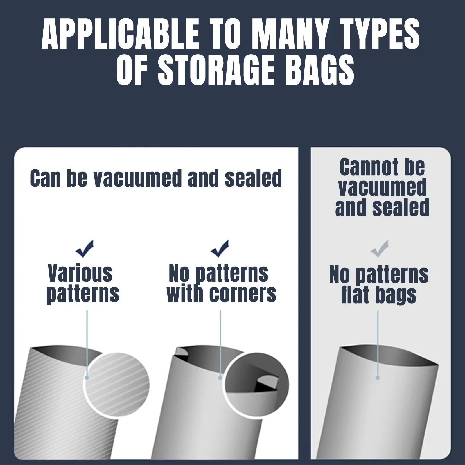 เครื่องซีล เครื่องซีลอาหาร โหมดแห้งเปียกอัตโนมัติ Preserve แบบพกพาสําหรับการบรรจุถนอมอาหาร ตู้แช่แข็งในครัวเรือน