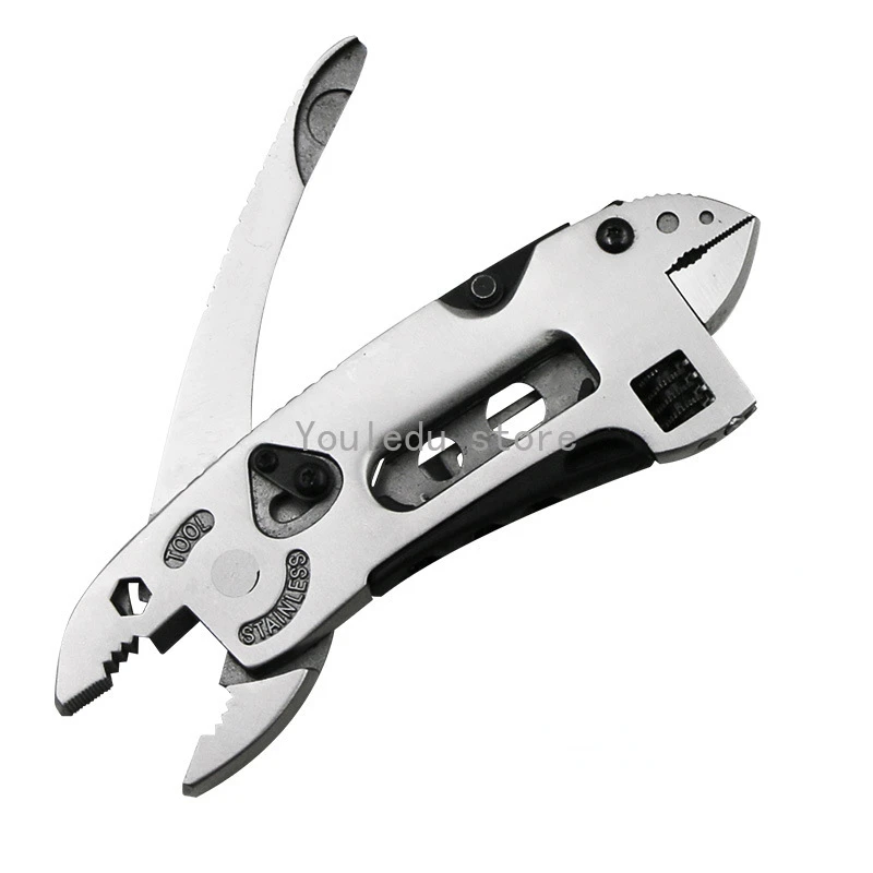 Imagem -04 - Multifuncional em Chaveiro Alicate Chave de Fenda Ferramentas de Bolso Outdoor Camping Multi-purpose Alicate e Chave