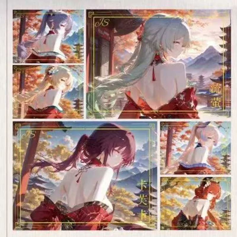 Lan Kashe 卸売女神ストーリーコレクション Wave 1 A4 アクリル HD カラー紙セクシーな Waifu 子供たちがトレーディングカードをプレイするギフト