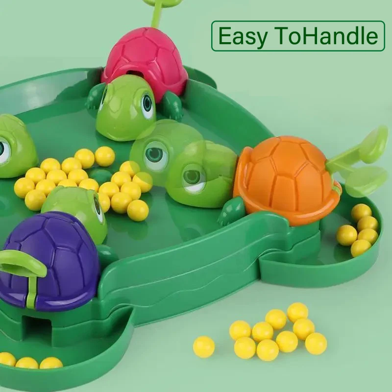 Juego de mesa de fiesta familiar para niños, juego de mesa de tortuga Hungry, juguetes educativos, Bola de frijol, regalo de cumpleaños Ideal para