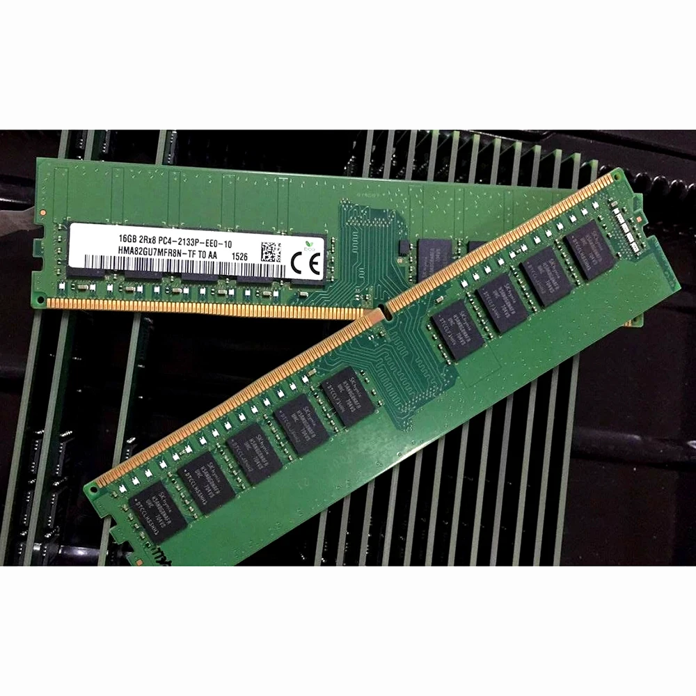 

HMA82GU7MFR8N-TF RAM For SK Hynix 16GB DDR4 2133MHz ECC 2RX8 PC4-2133P Server Memory Works Perfectly Fast Ship High Quality