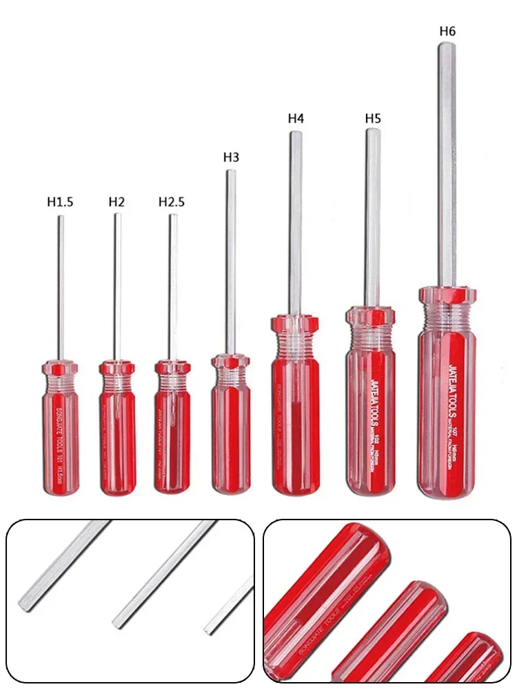 Hexagonal Screwdriver Hexagonal Handle Magnetic Screwdriver Manual Tool Repair Tool For Repairing Electronic Products Toys Model