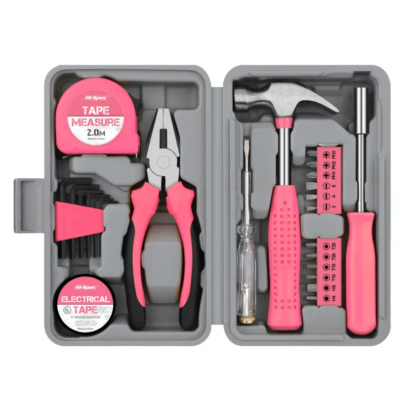 Household Hardware Repair Tool Kit Combo Set, Hex Wrench Screwdriver Pliers Assortment for Daily Home Maintenance