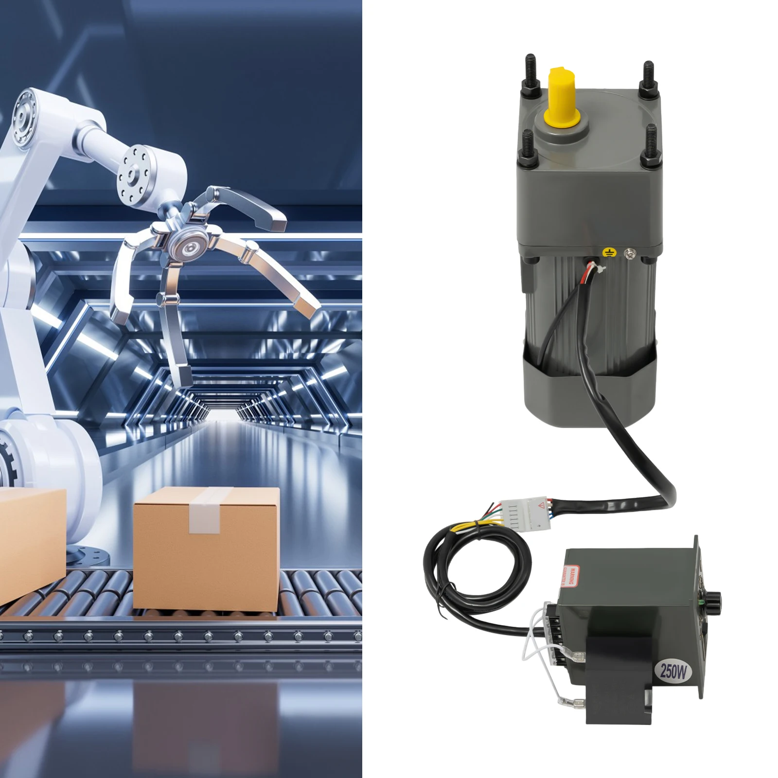 

250w 5k Gear Motor 110v Gear Motor Electric Motor 270rpm with Speed Controller for the Automation Industry, Machinery Industry