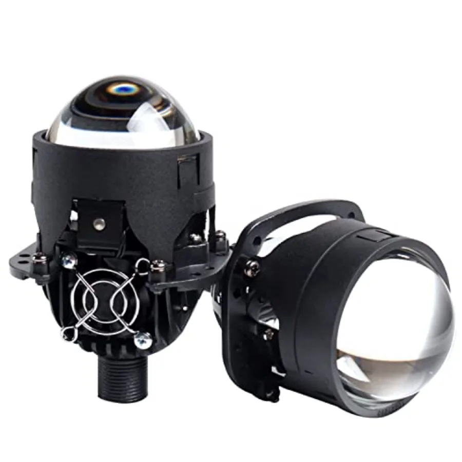 

2.5 Inch Bi LED Projector Lens Headlight Retrofit Kit with High Low Beam-6000K White 92W/pair 20000LM Focus Beam DOT Approved C