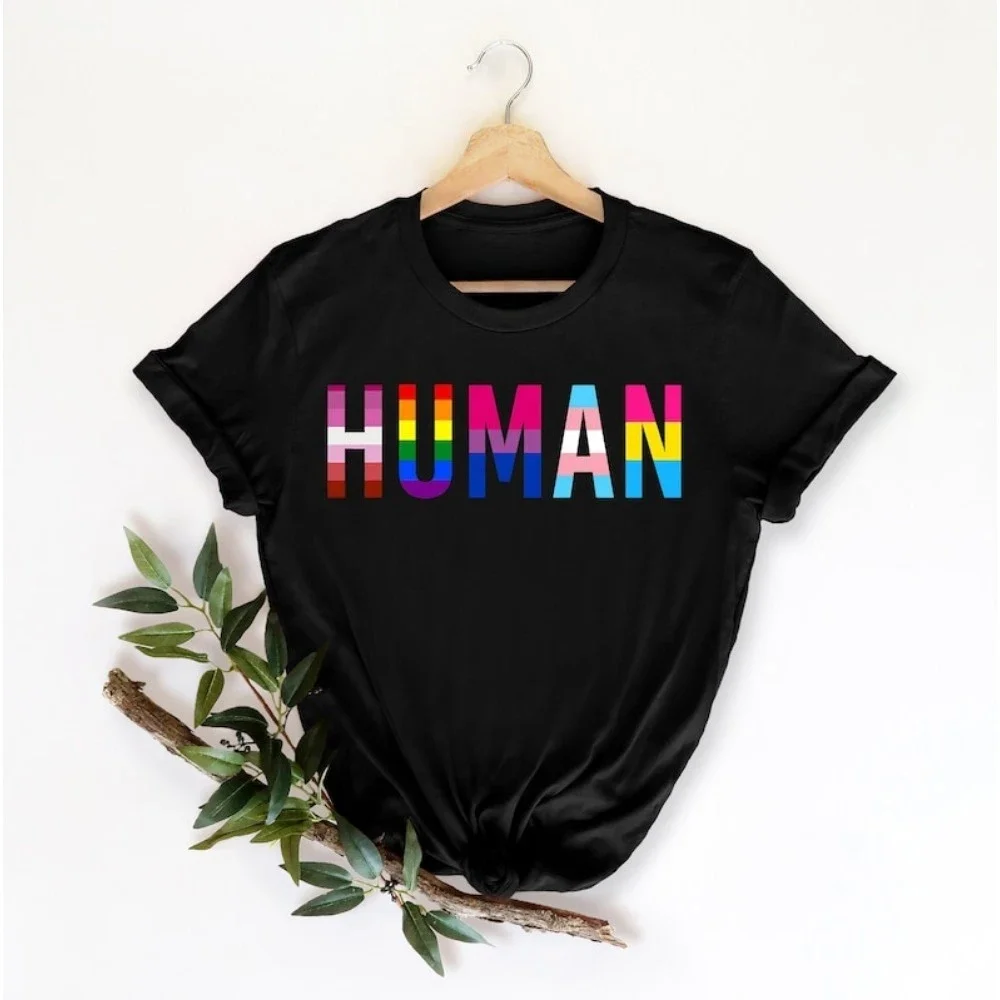

Human Rights Shirt Equality Clothing Human Rights Awareness T-Shirt Summer Breathable Camisetas Nostalgia Women Men Clothes
