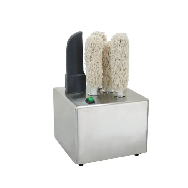 Electric Glass Polisher Wiping Cup Cleaner Machine Polishing Drying Machine Glassware Dryer For Kitchen