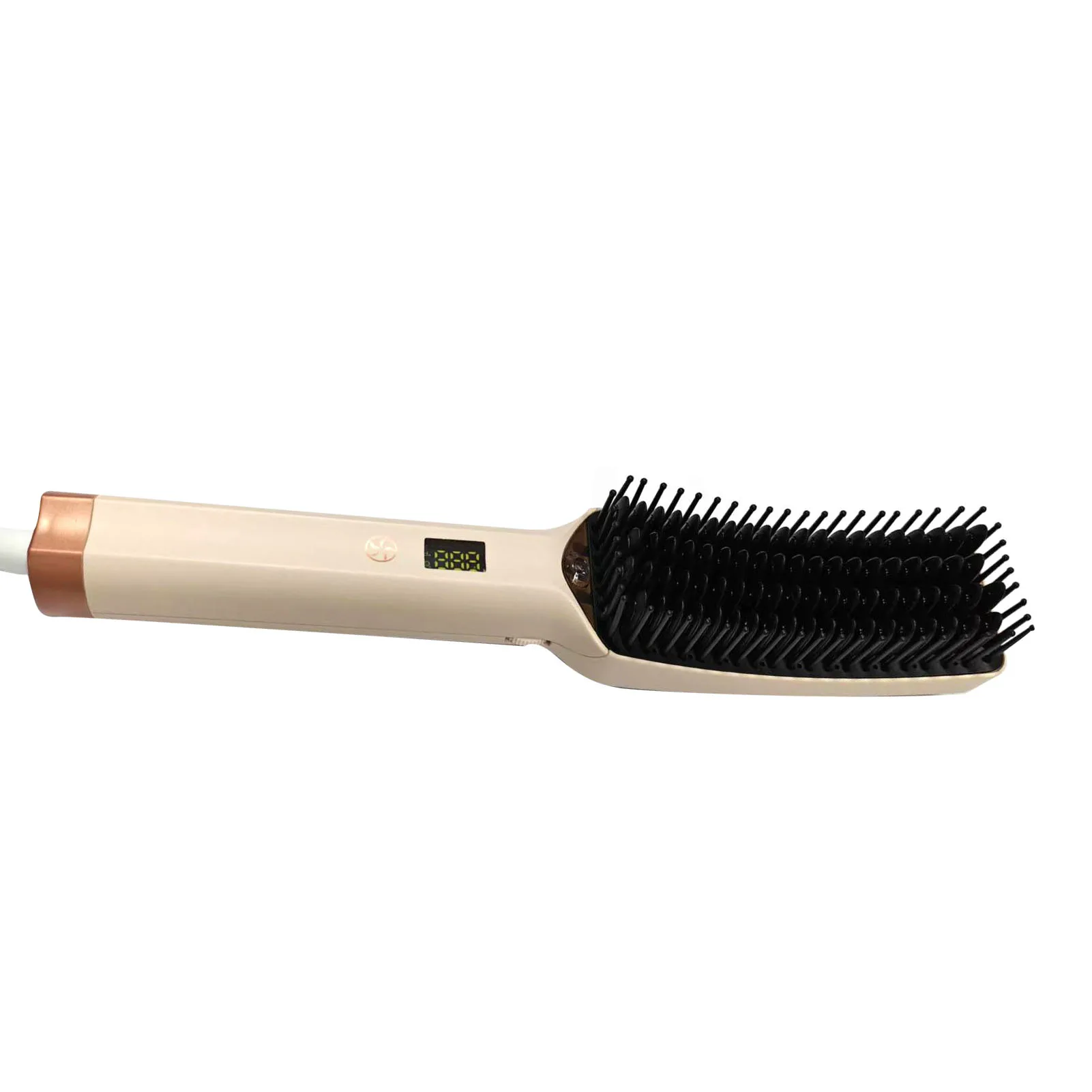 

Clearance Deal Hair Straightener Comb Brush LCD Display 80-230℃ Adjustable Anti Scald Ceramic Ionic Hair Straightening Hot Brush