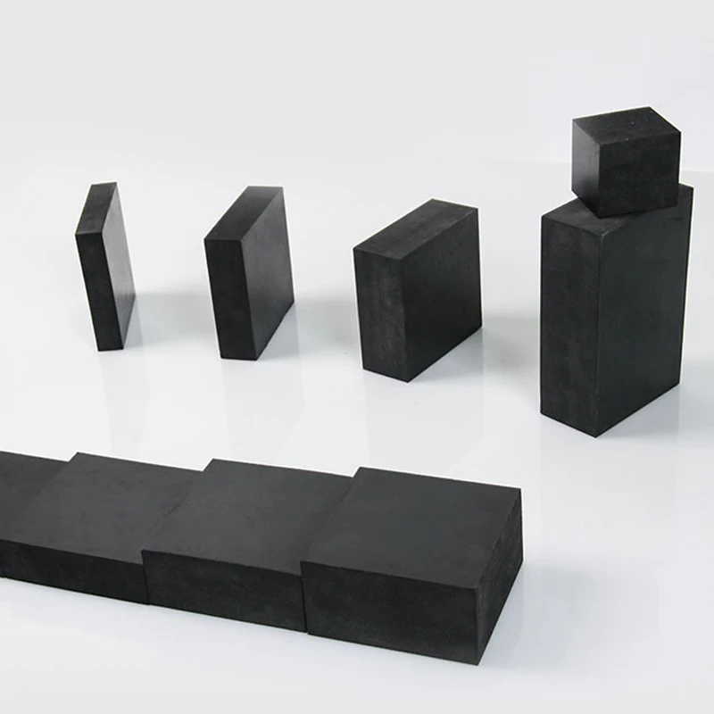 

Black Shock Absorbing Pad High Elasticity Cushioning High Temperature Resistant Industrial Rubber Block