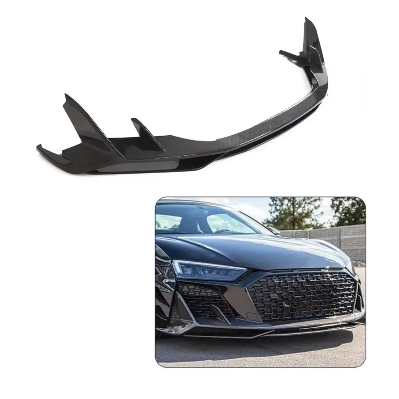 Suitable for Audi Capristo Models With Carbon Fiber Front Shovel Modification Audi R8 COUPE Front Lip