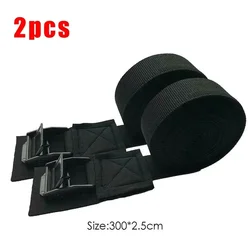 2x 3M Buckle Tie-Down Belt Cargo Straps For Car Motorcycle Bike Tow Rope Strong Ratchet Belt For Luggage Bag 250kg Camping Tool