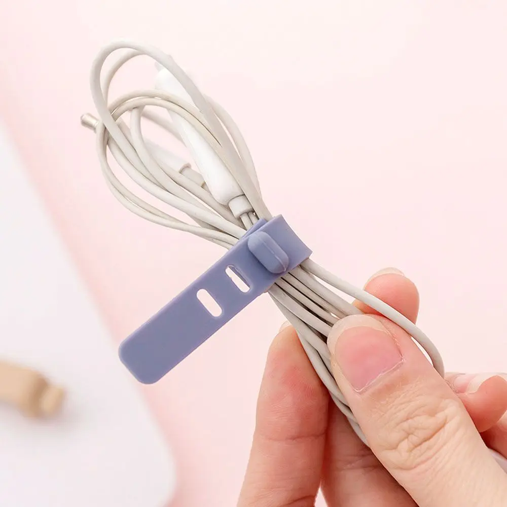 Cord Fixer Charging Cable Protector Office Accessories Management Clips Headset Clip Cable Winder Cable Organizer Cable Holder