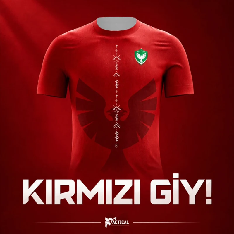 26/27 Amed SK Home & Away Football Jersey - Breathable 3D Print Soccer T-Shirt