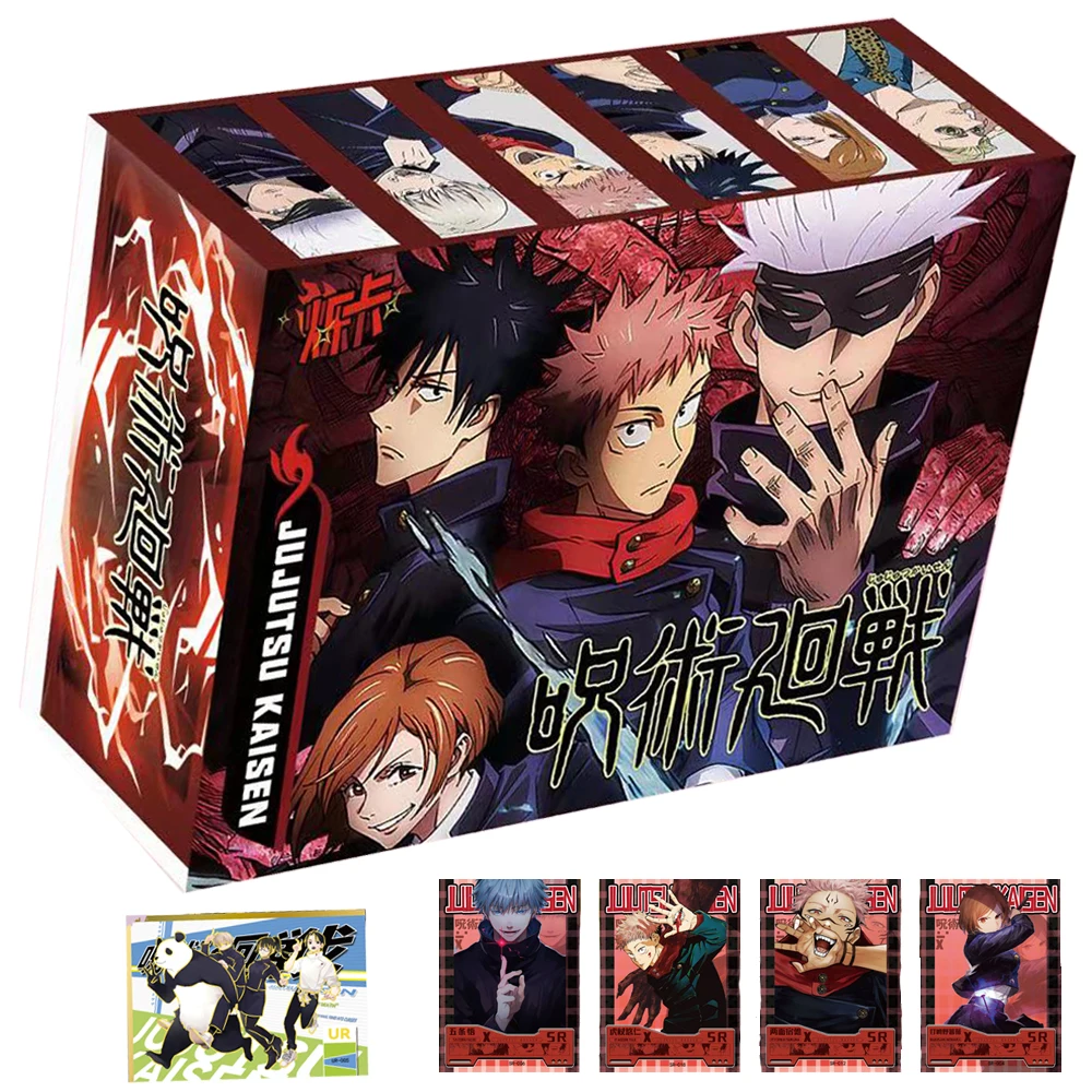 

Jujutsu Kaisen Collection Card For Children Satoru Gojo Inumaki Toge Super Cute Q-Version Character Limited Game Card Kids Gifts