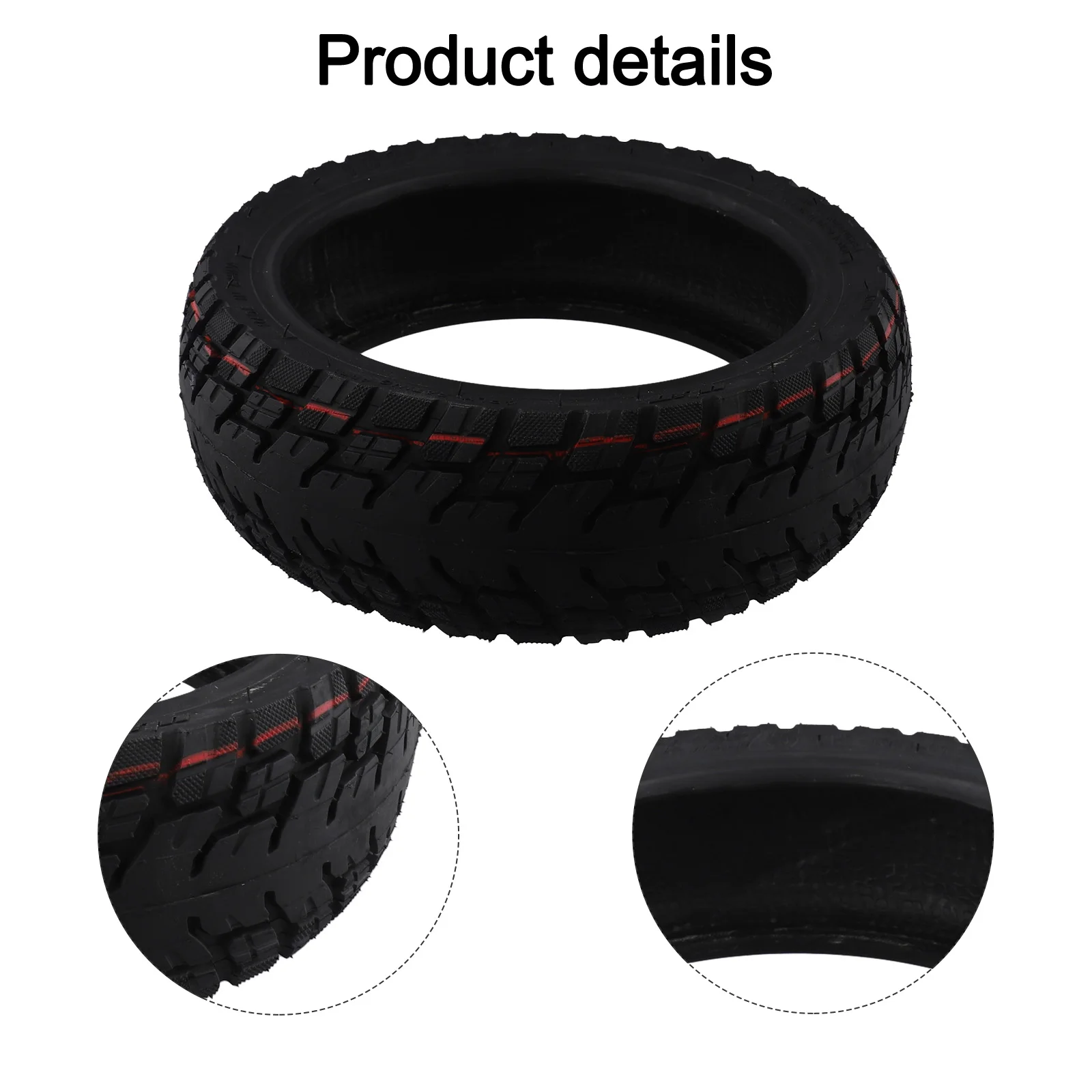 Scooter Tire Lightweight Off-road Outer Tire P100S P65 Replacement Rubber Spare Parts Wear-resistant 10.5*2.75