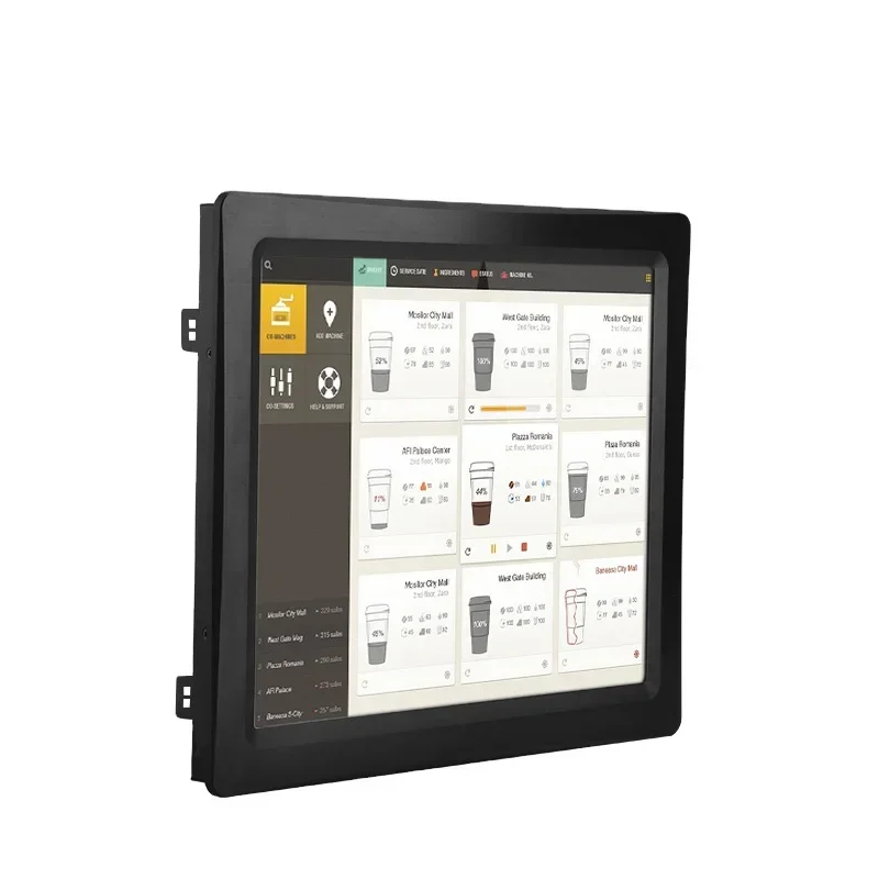 

China factory price 10.4'' 15'' 15.6'' 21.5'' IP65 Touch Screen Dual Lan Core i3 i5 i7 CPU Industrial FanlessTouch Panel PC