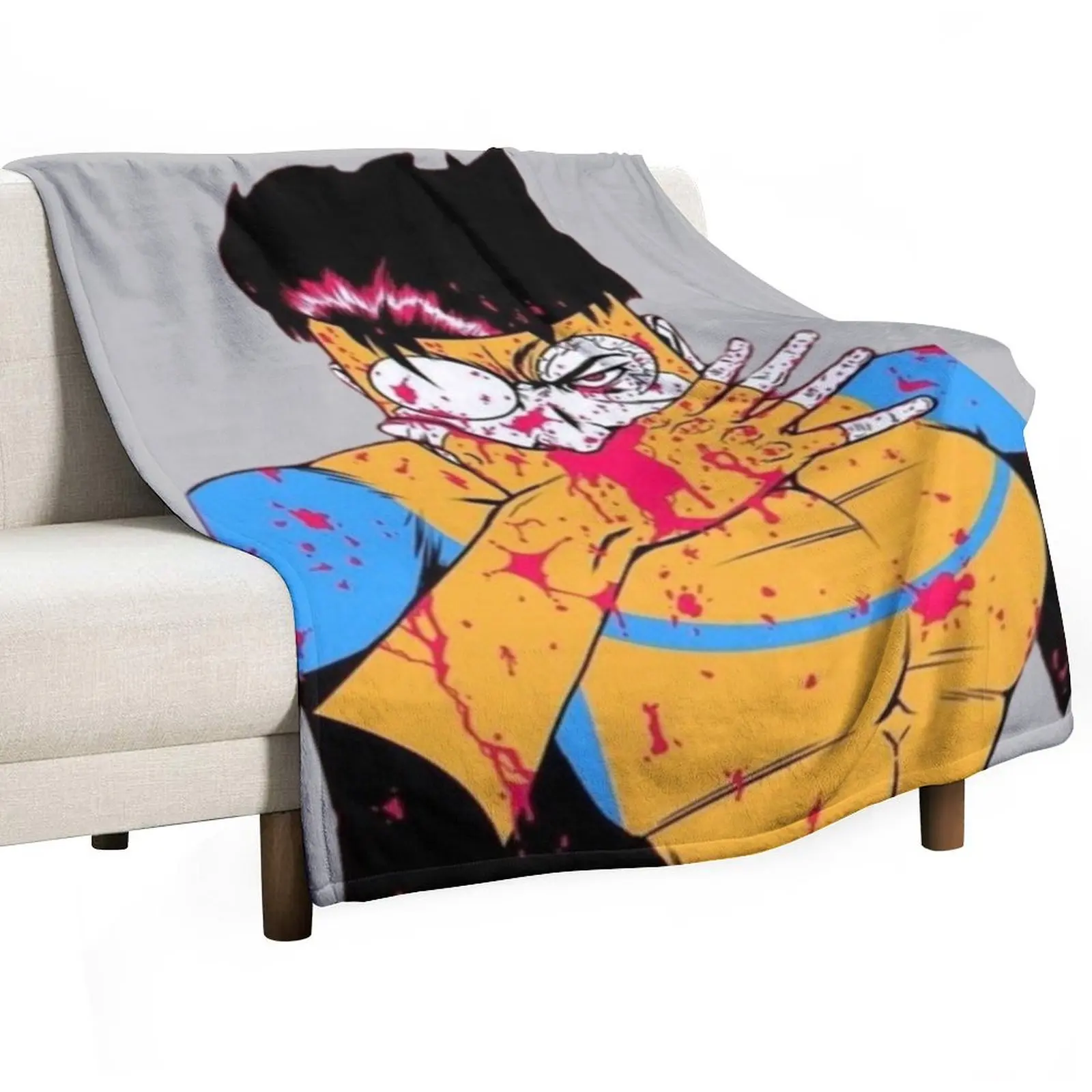 Invincible Throw Blanket valentine gift ideas Nap Luxury Throw Travel Bed linens Extra Large Throw Blankets