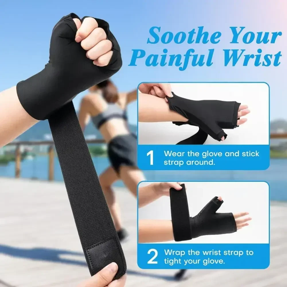 

Guante de mano para alivio del Ctrlel carpiano, краска для тепла caliente и fría con relleno de Gel, Palm холодный и горячий компресс