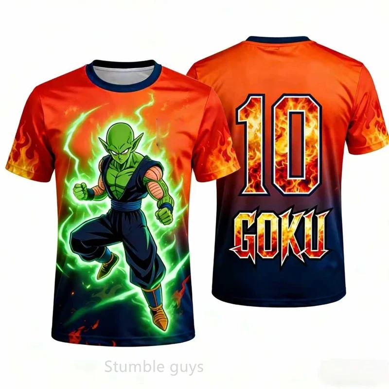 Herren Dragon Ball T-Shirt Jungen Kleidung Mädchen Rugby Trikot Kakarot Damen Super Saiyan God Kinder Sportbekleidung