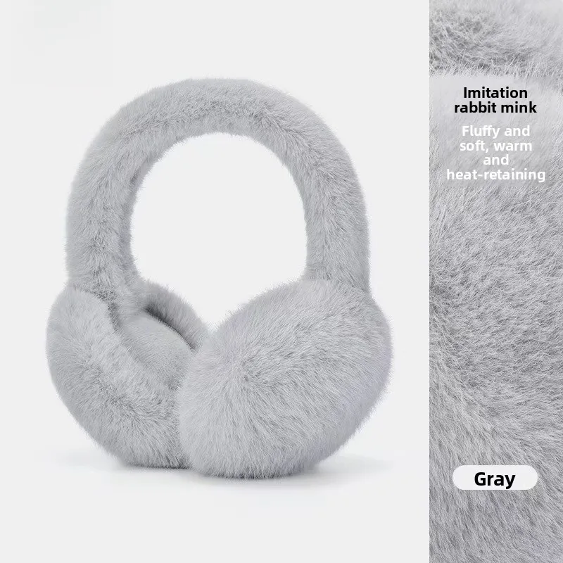 2025 جديد الشتاء الفاخرة المرأة الأقراط الدافئة في الهواء الطلق موضة أقراط الفتيات الشتاء الأذن حماية الأقراط