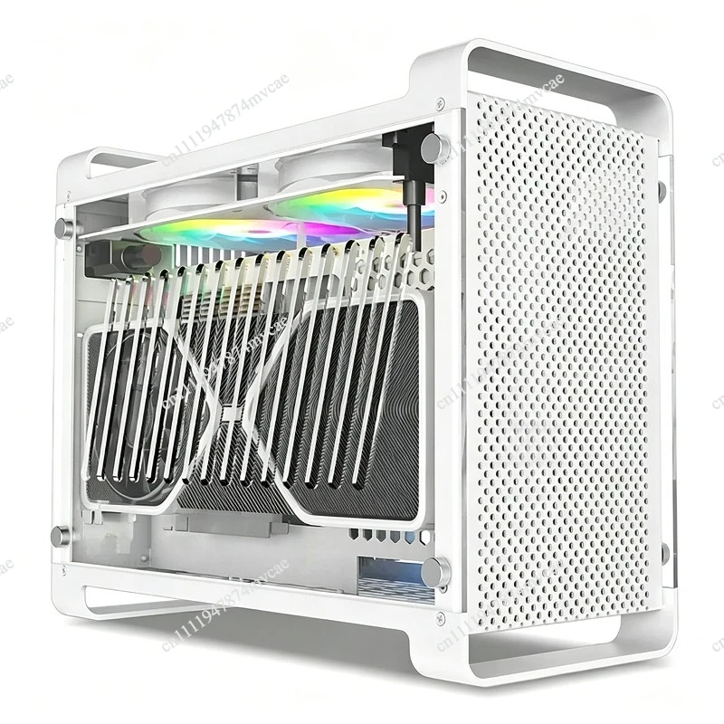 G5 Plus Aluminum Chassis SFX Power Supply ITX Motherboard 4070 Graphics Card A4 Side Transparent Mini Chassis