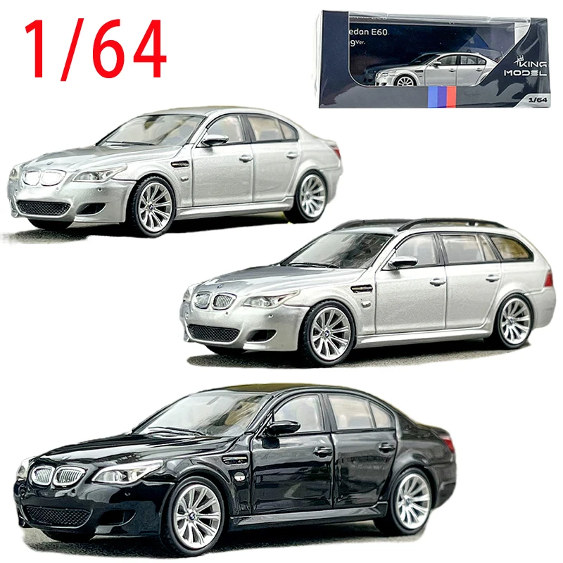 

KING MODEL Car Die-cast 1/64 Scale BMW M5 E60 Wagon Car Model Alloy BMW M5 E60 Toy Vehicles Model Static Ornament
