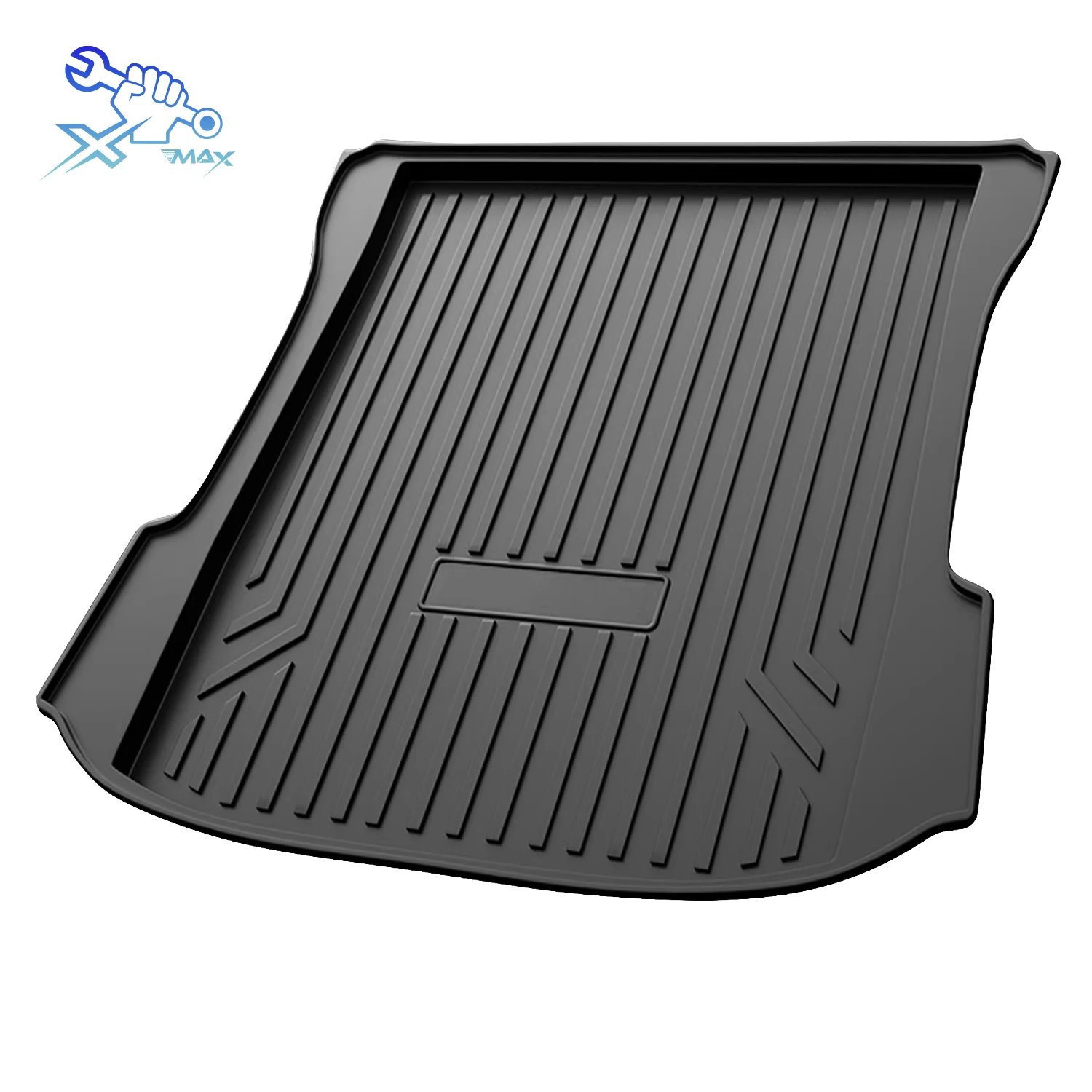 

For Tesla Model 3 2019-2024 TPE Custom Fit Car Trunk Mat All Season Cargo Mat 3D Shape Laser Measured Trunk Liner