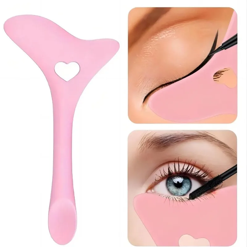 Stencil per eyeliner multifunzionale Punte per ali Eyeliner in silicone Aiuto Marscara Disegno Rossetto Aiuto da indossare Strumenti per il trucco riutilizzabili