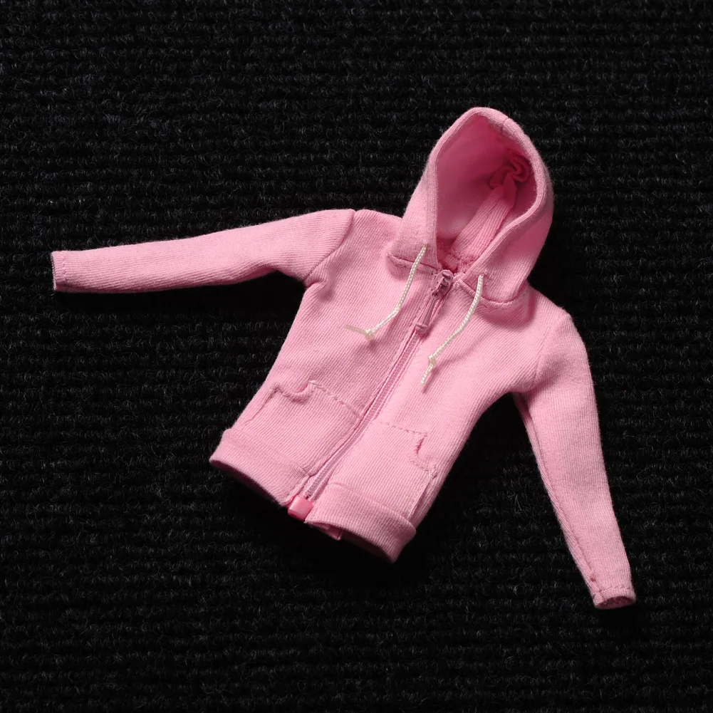 1/6 스케일 여성 자켓 후드 긴 소매 탑 바지 조끼 의류 모델 맞는 12 ''군인 액션 피규어 바디 인형