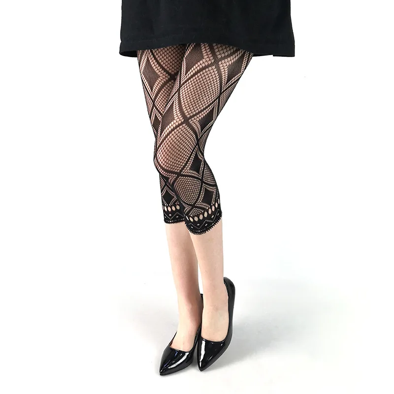 Women Sexy Tights Transparent Summer Under Skirt Shorts For Women Safety Patterned Fishnet Breathable Pants Short Tights