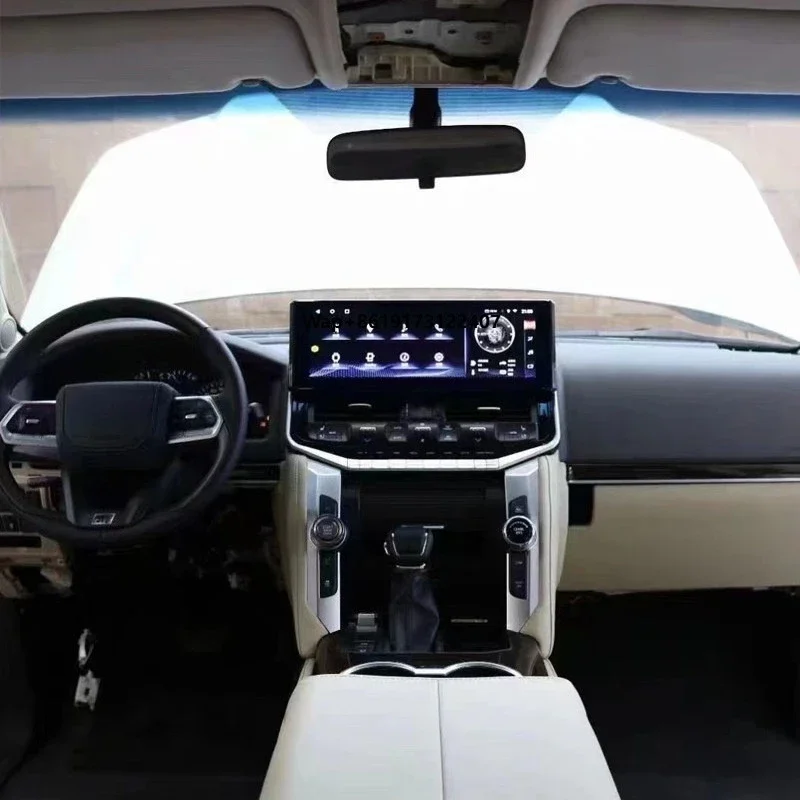 Luxury Interior Central Control Upgrade Kit for Land Cruiser LC200 to LC300 Models