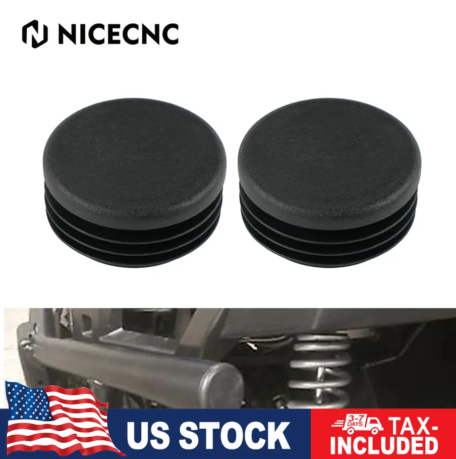 

NICECNC UTV Front Bumper End Cap Plug Fit 1-3/4" For Polaris General 1000 Ranger 400 500 570 700 800 OEM 5434191 Accessories