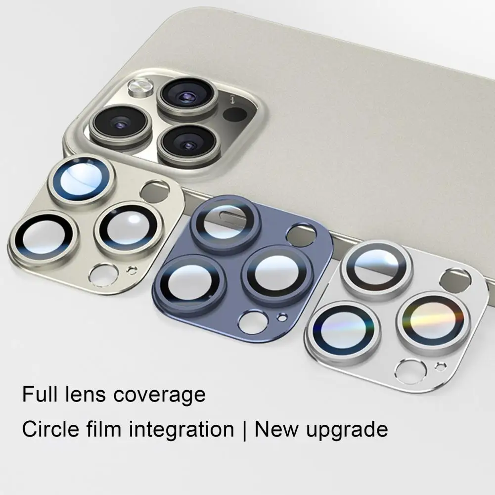 Lens Film for Smartphone Flash friendly Shockproof Metal Cover 15 Pro/max Full Wrap with Precise