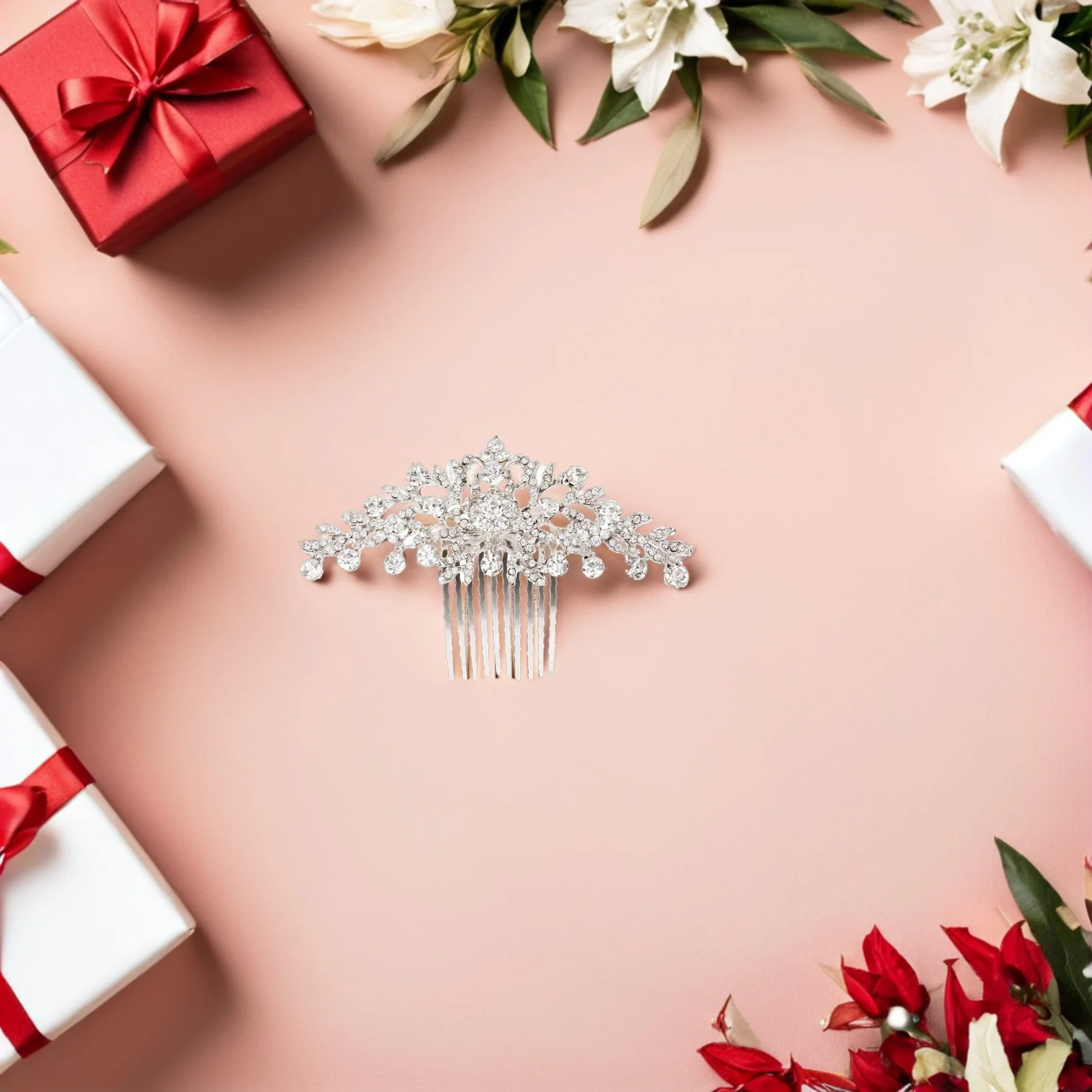 

Stunning Crystal Rhinestone Women Hair Comb Bridal Wedding Accessory for Special Events Gift Hair Comb