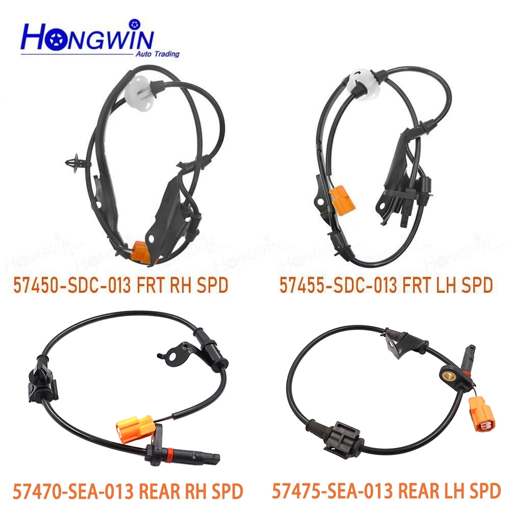 57475-SEA-013 57470-SEA-013 ABS Wheel Speed Sensor Rear Front Left/Right Fits Acura TSX Base Sedan 2.4L 2004-2008 57455SDC013