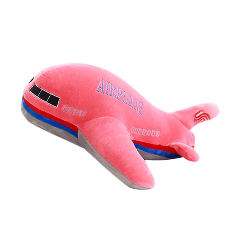 New 40Cm Large Size Simulation Airplane Plush Toys Kids Sleeping Back Cushion Soft Aircraft Stuffed Pillow Dolls