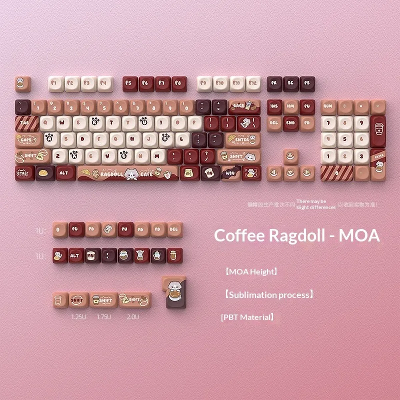 Key cap MOA thermal sublimation 131 key position small complete set of mechanical keyboard customization